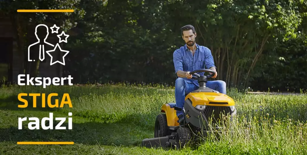 Ekspert STIGA radzi: jak wybrać traktor ogrodowy do koszenia trawy?